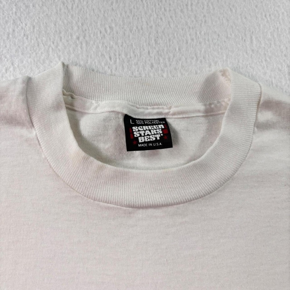 Vintage 1991 Mayfair Antique Car Show T-Shirt Large White Single Stitch